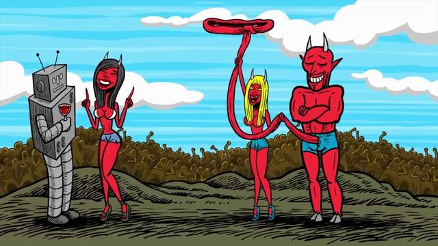 Gorillaz & Бомж - Эйфория