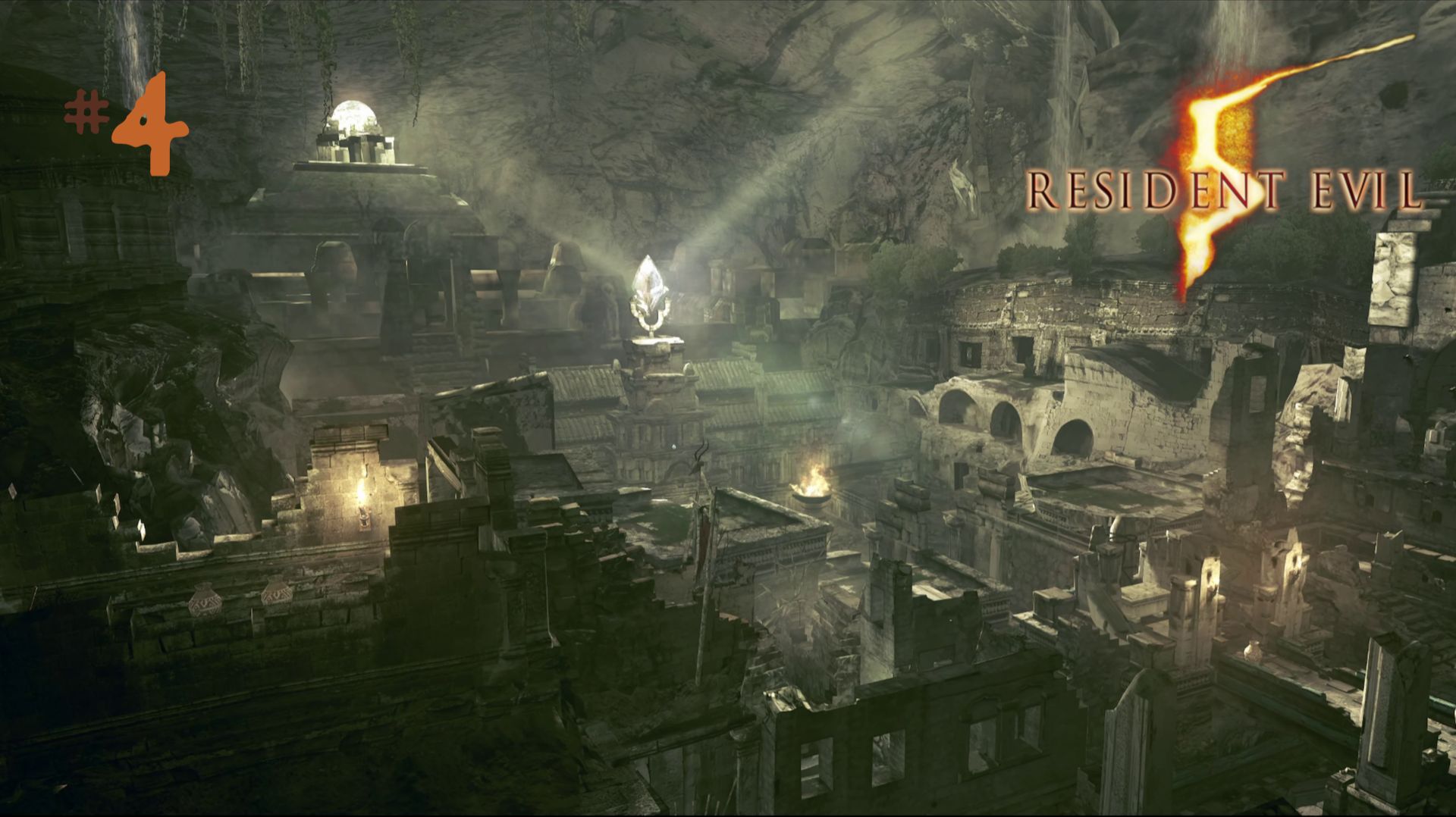 ЗАГАДКИ С ЛАЗЕРАМИ В ДРЕВНИХ РУИНАХ!   Resident Evil 5 4Глава 4Прохождение Без Комментариев