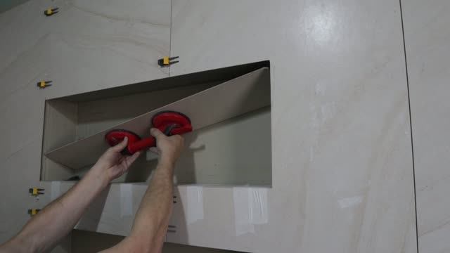 Как смотрится Керамогранит 1 20 на 60 в ванной комнате - облицовка. #Ремонт#new #diy #топ