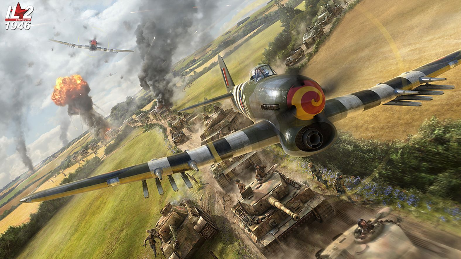 Ил2 ДГен 4.2.1 Нормандия 10 июня 1944 год (вариант два)