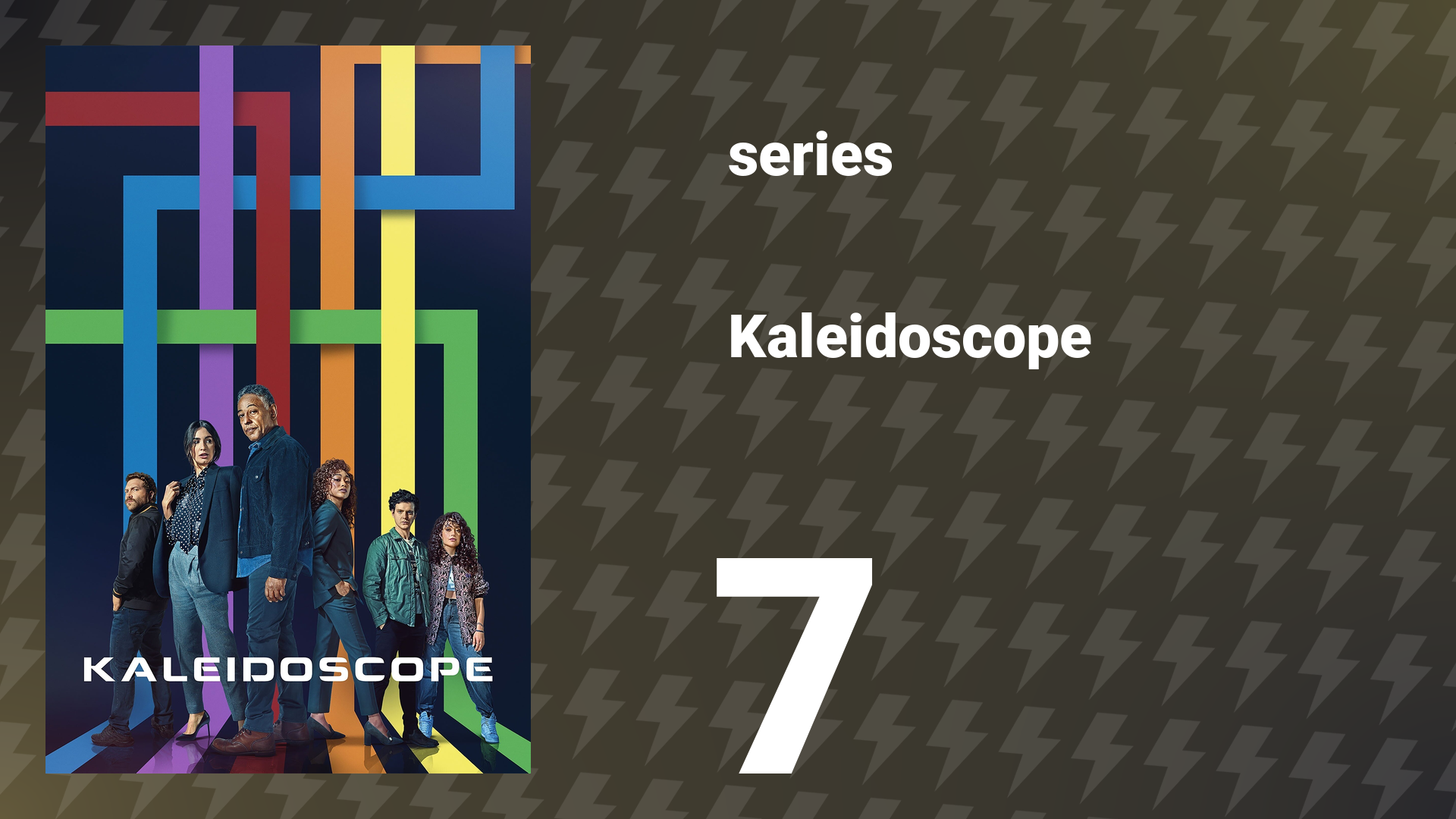 Kaleidoscope Episode 7 (series, 2023)