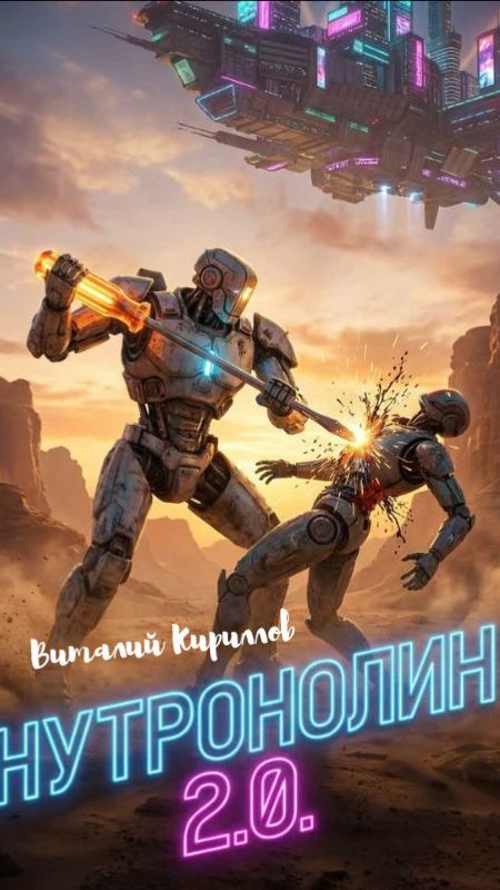 Буктрейлер к рассказу Нутронолин 2.0 👍 #литрес #буктрейлер #фантастика #киберпанк #роботы