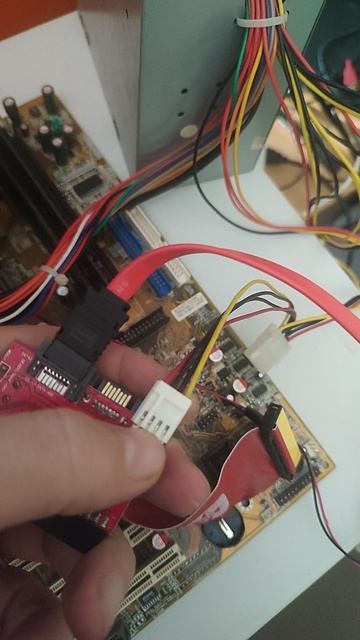 Как подключить SATA SSD к плате с IDE