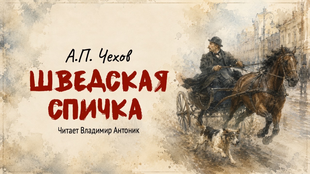 «Шведская спичка». А.П.Чехов. Читает Владимир Антоник. Аудиокнига