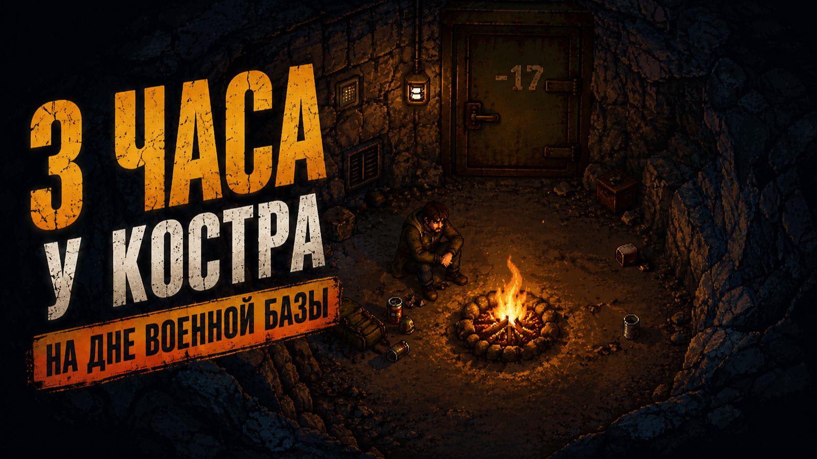 3 ЧАСА У КОСТРА НА ДНЕ ВОЕННОЙ БАЗЫ | Project Zomboid [42.20] | Релакс & Chill Beats