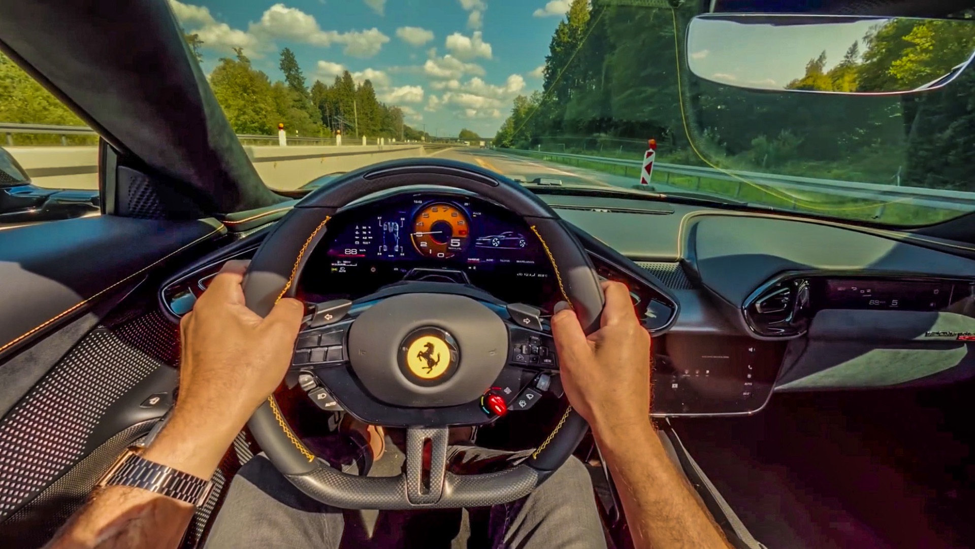 Ferrari 12Cilindri Spider POV DRIVE в 4К!