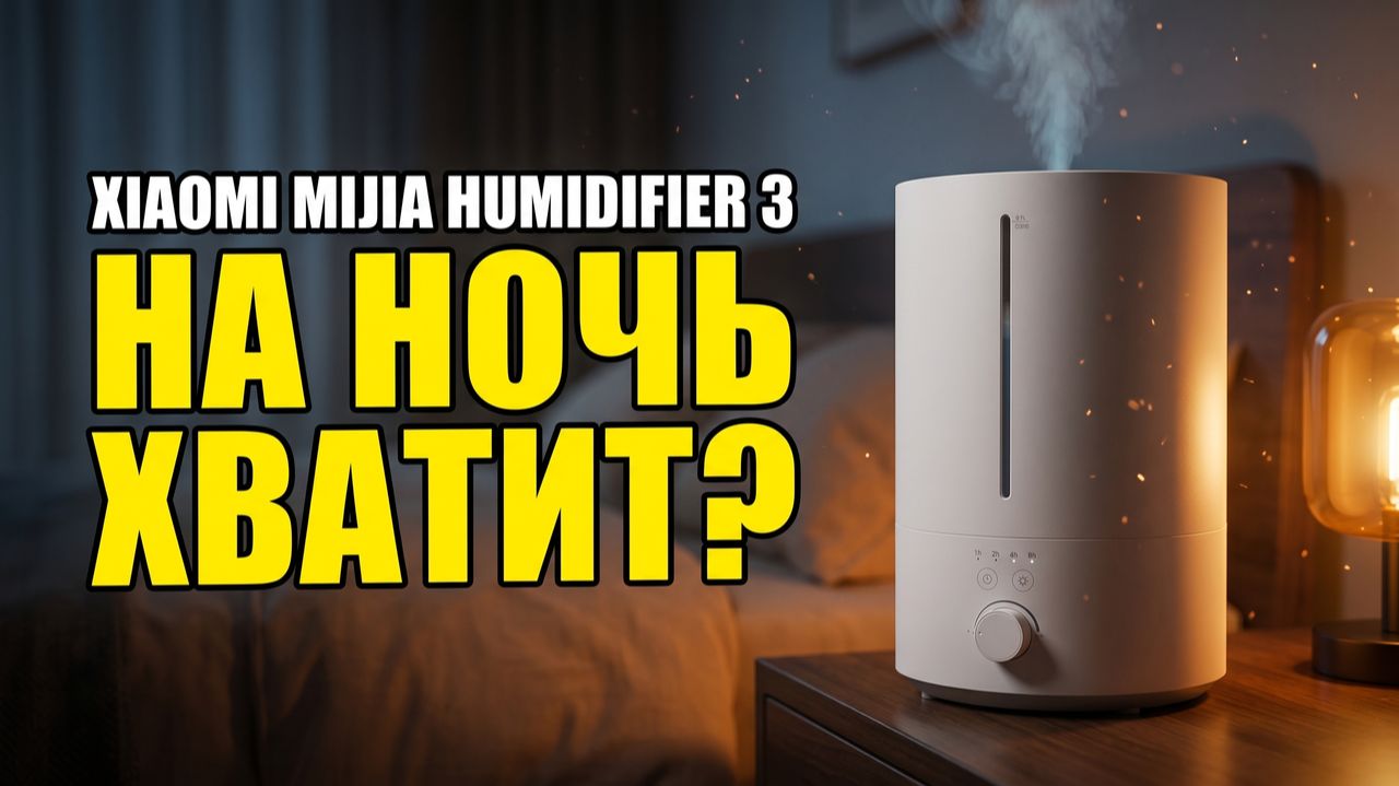 Увлажнитель Xiaomi Mijia Humidifier 3: Для Спальни Или Всей Квартиры?