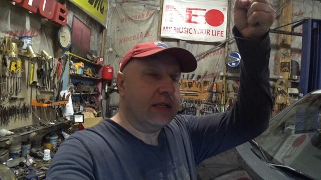 143 хонда степвагон рф 5 - передние стойки замена часть 2 стук ушёл