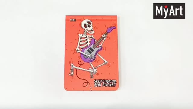 MyArt. Sketchbook For Pocket. Рок гитара
