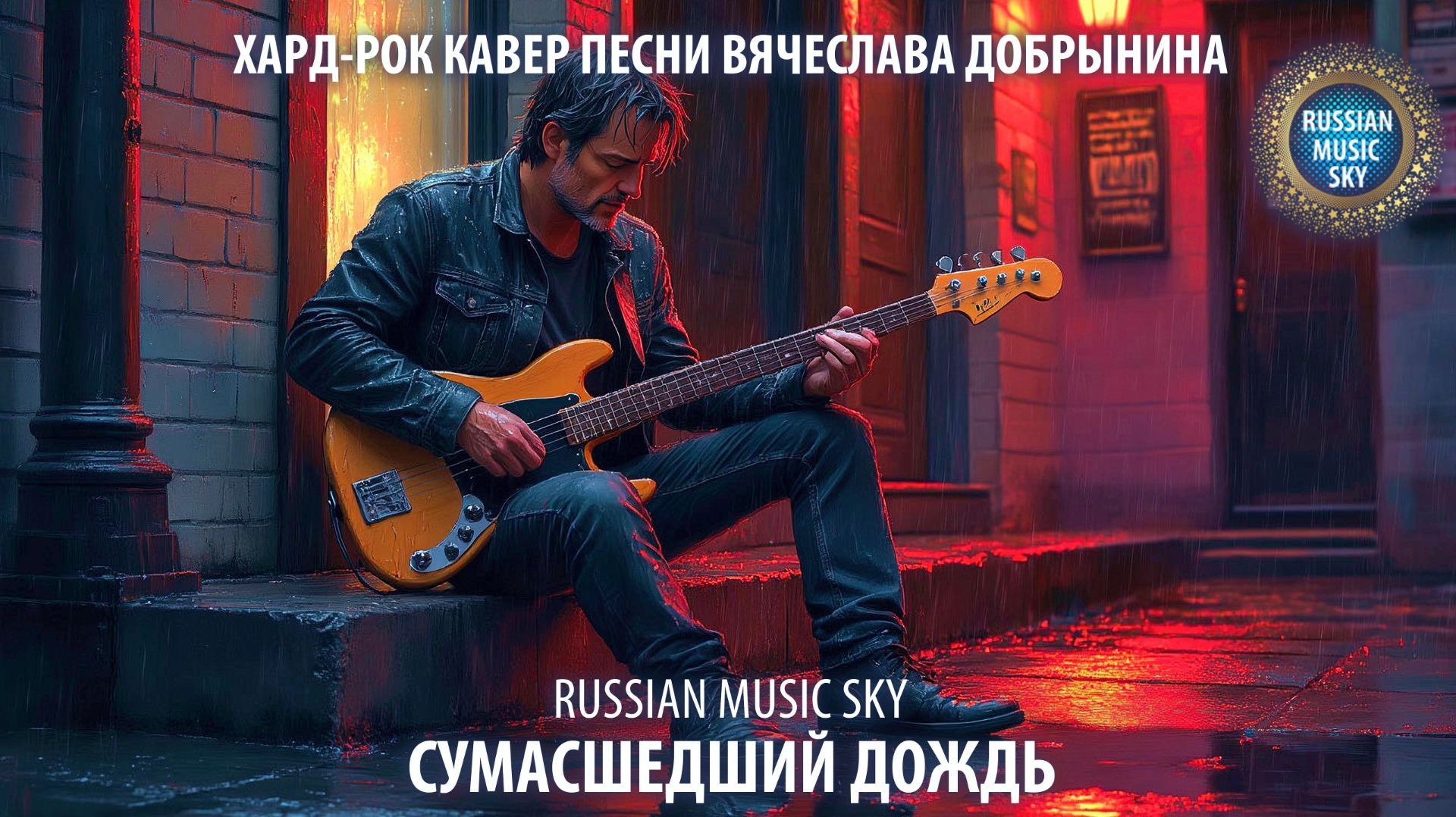 Сумасшедший дождь  -  Russian Music Sky (2026) Хард-рок кавер песни Вячеслава Добрынина