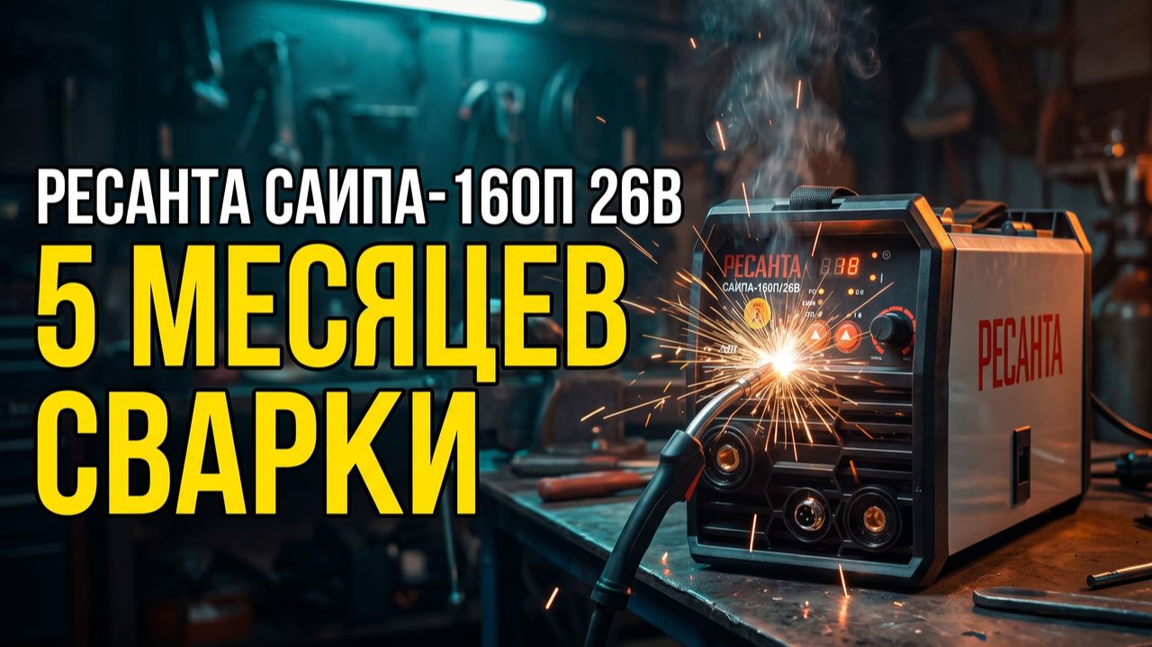 Сварочный Полуавтомат без Газа Ресанта САИПА-160П 26В: Честный Обзор Через 5 Месяцев