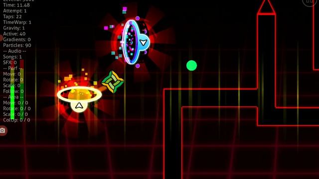 Geometry Dash прохождение секретного уровня The Challange