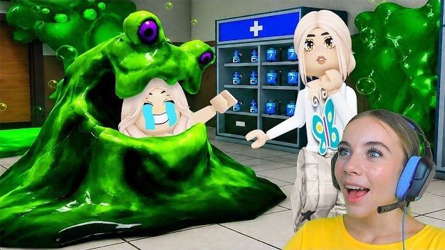 НЕ ЛЕЧИ ЭТОГО СЛАЙМ МОНСТРА В БОЛЬНИЦЕ С АНОМАЛИЯМИ в ROBLOX! С АЛЁНОЙ