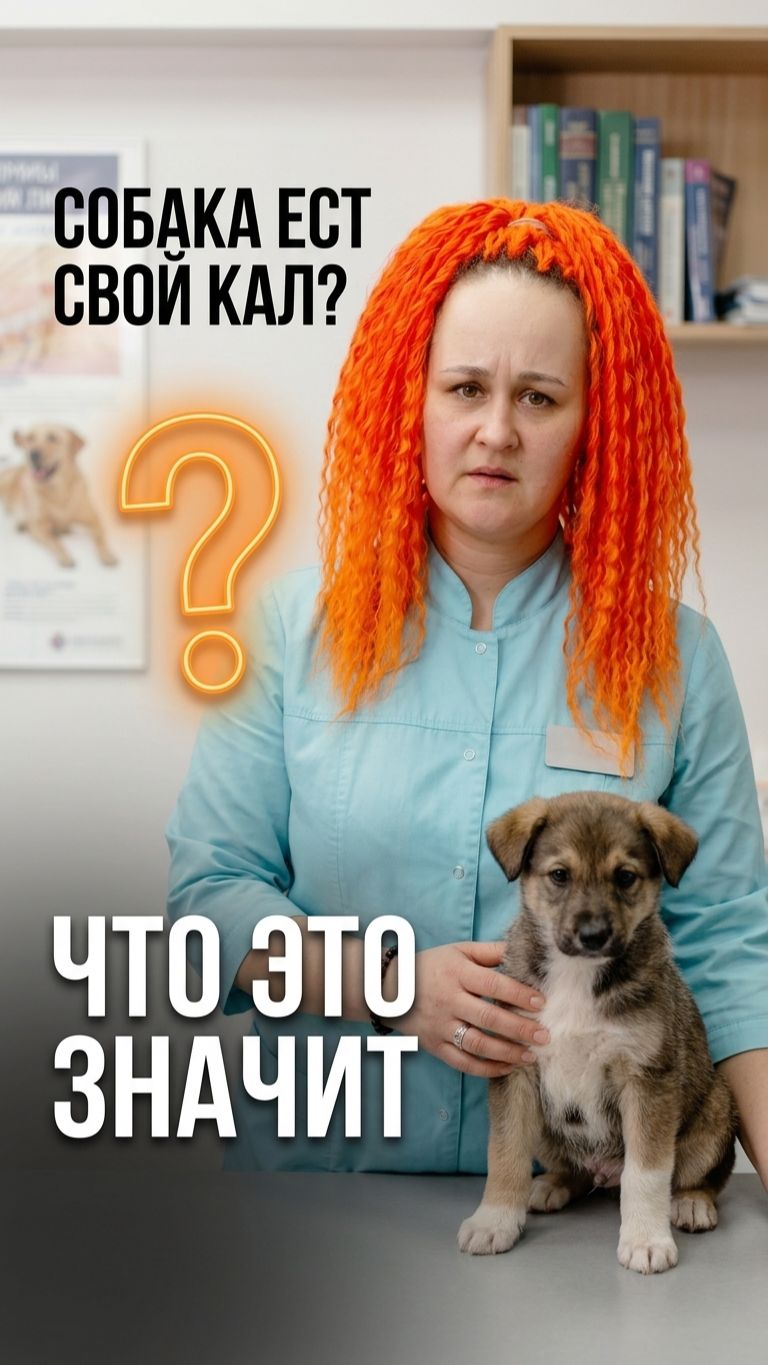 Собака ест свои какашки?! 🐕