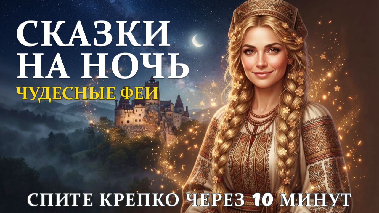 День позади, пора отпустить все заботы ✨ Волшебные сказки на ночь убаюкают и подарят крепкий сон 💤✨