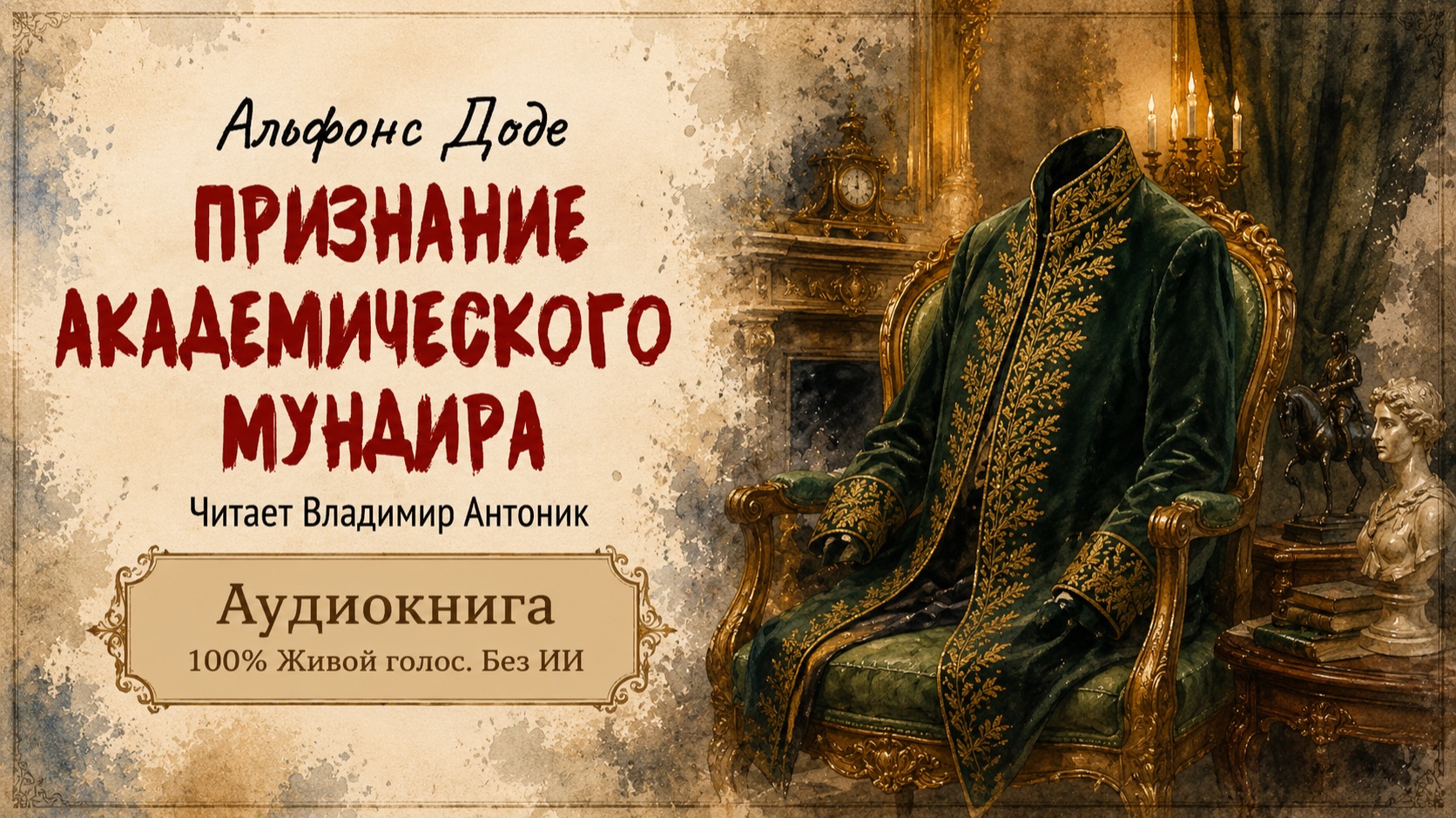 «Признание академического мундира». Альфонс Доде. Читает Владимир Антоник. Аудиокнига