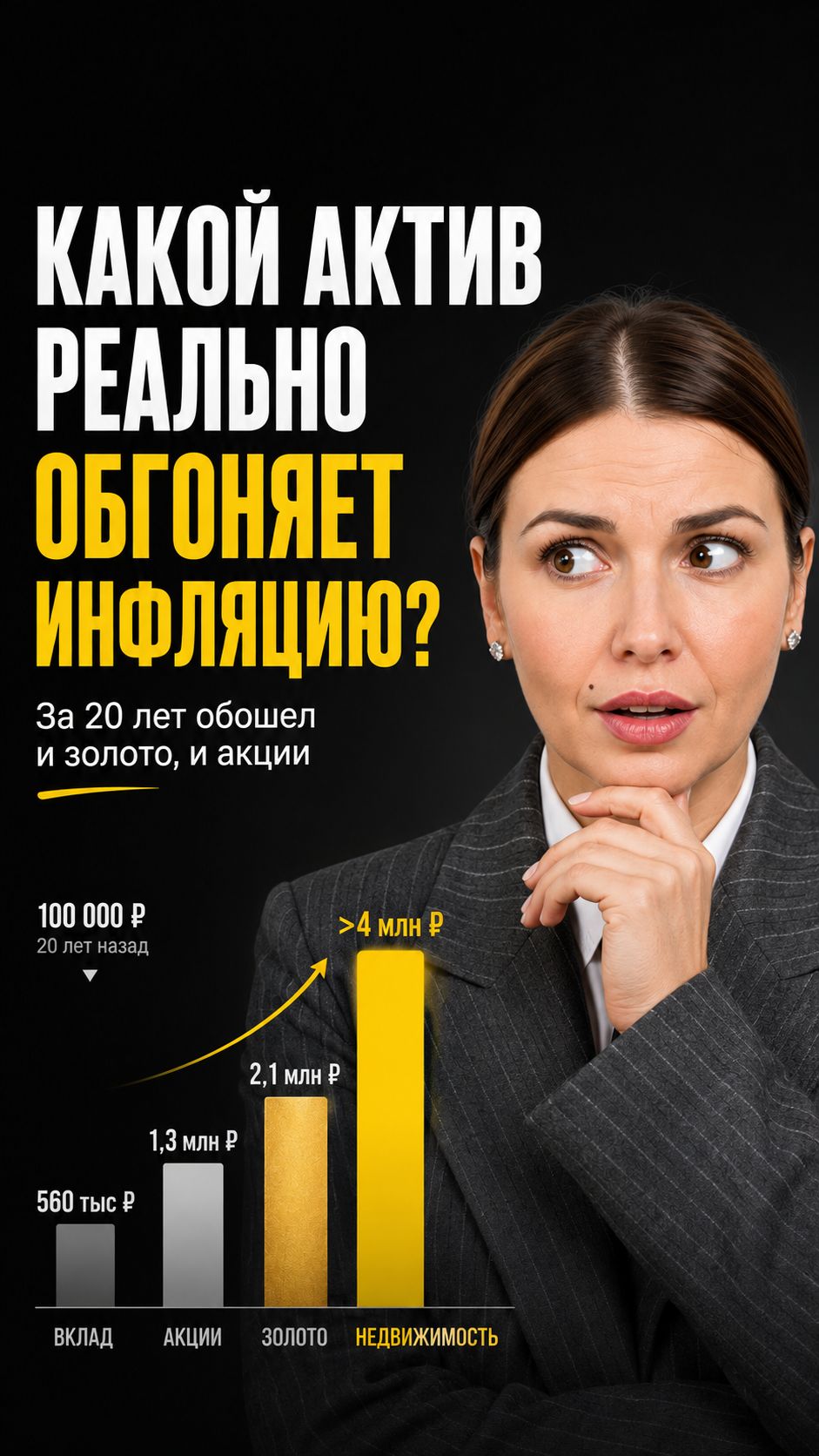 Держите деньги на ВКЛАДЕ? Плохие новости! #недвижимость #финансы #сбережения