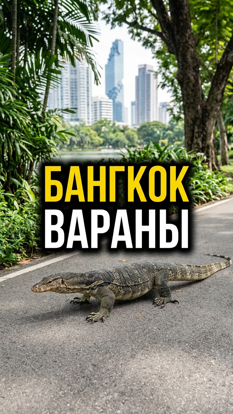 Экскурсия в Бангкок из Паттайи  Парк Люмпини и вараны  тревелвлог физрукпалыч паттайя2026
