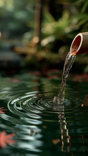 Фонтан звуки воды и музыка