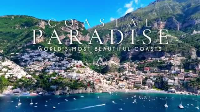 Coastal Paradise 4K | World's Most Beatiful Coasts & Smooth House