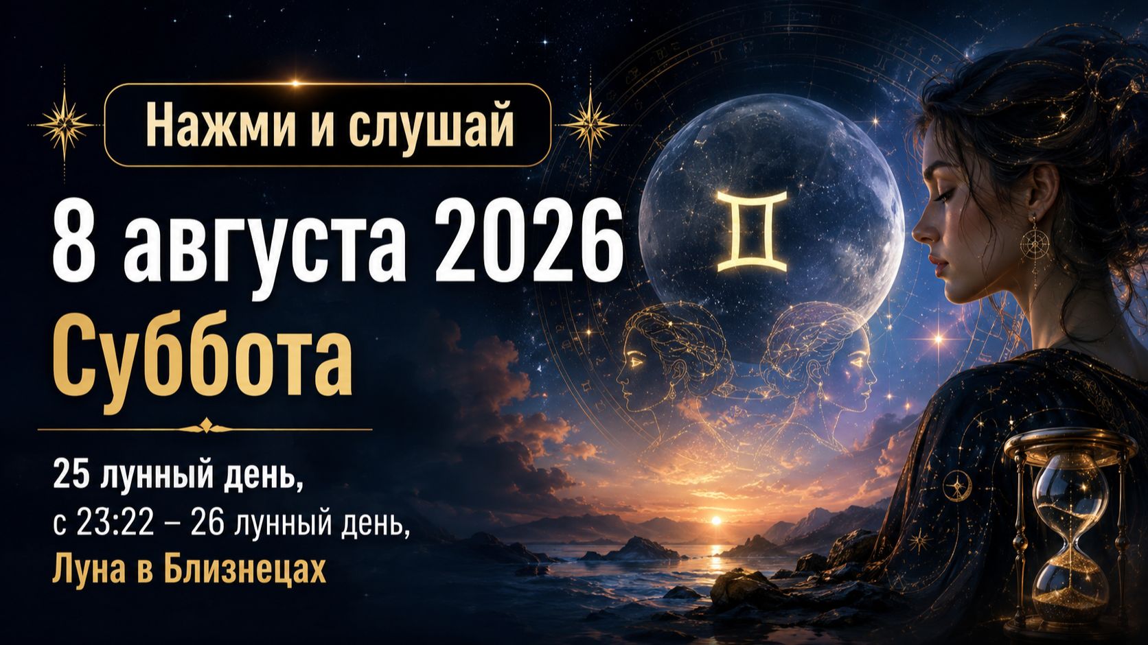 8 августа 2026 - Врата Льва, гороскоп.
