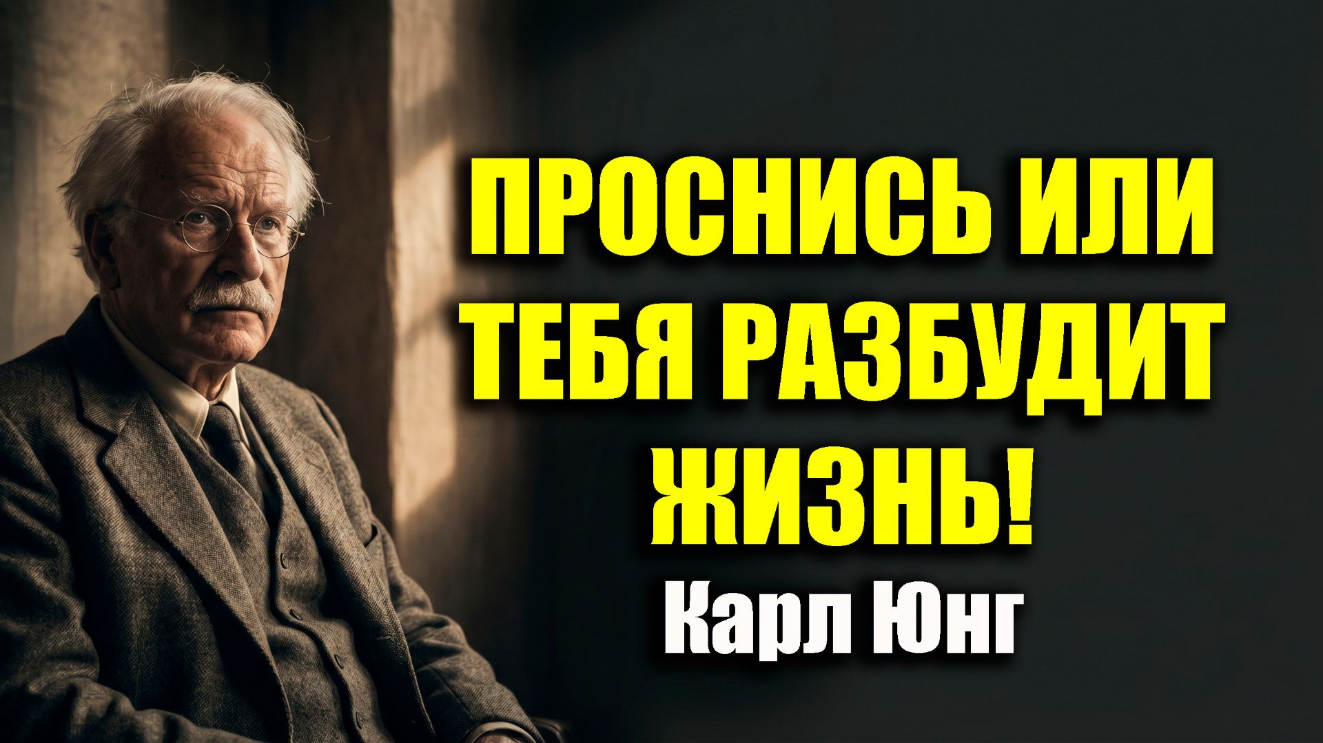 ПРОСНИСЬ ДО ТОГО КАК ЖИЗНЬ ЗАСТАВИТ ТЕБЯ ПРОСНУТЬСЯ!  Карл Юнг.