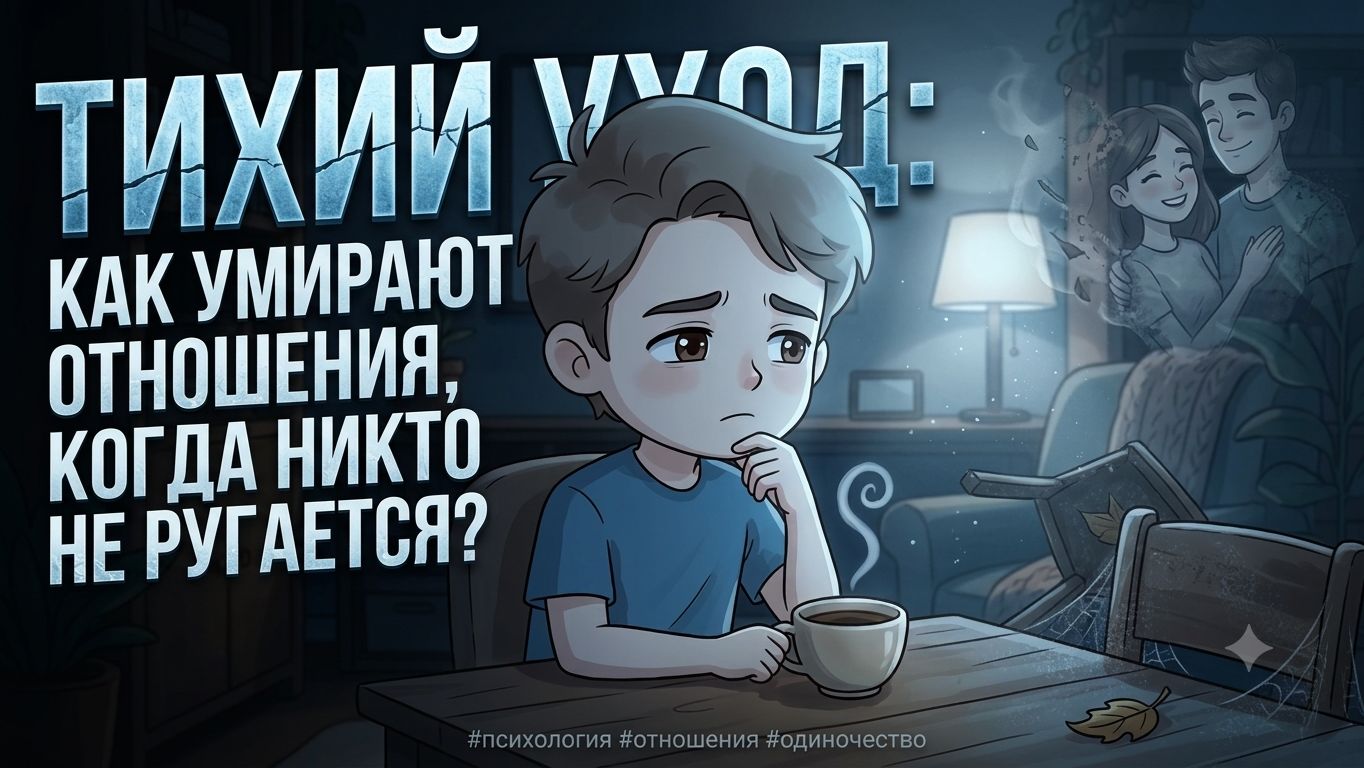 Тихий уход Как умирают отношения когда никто не ругается