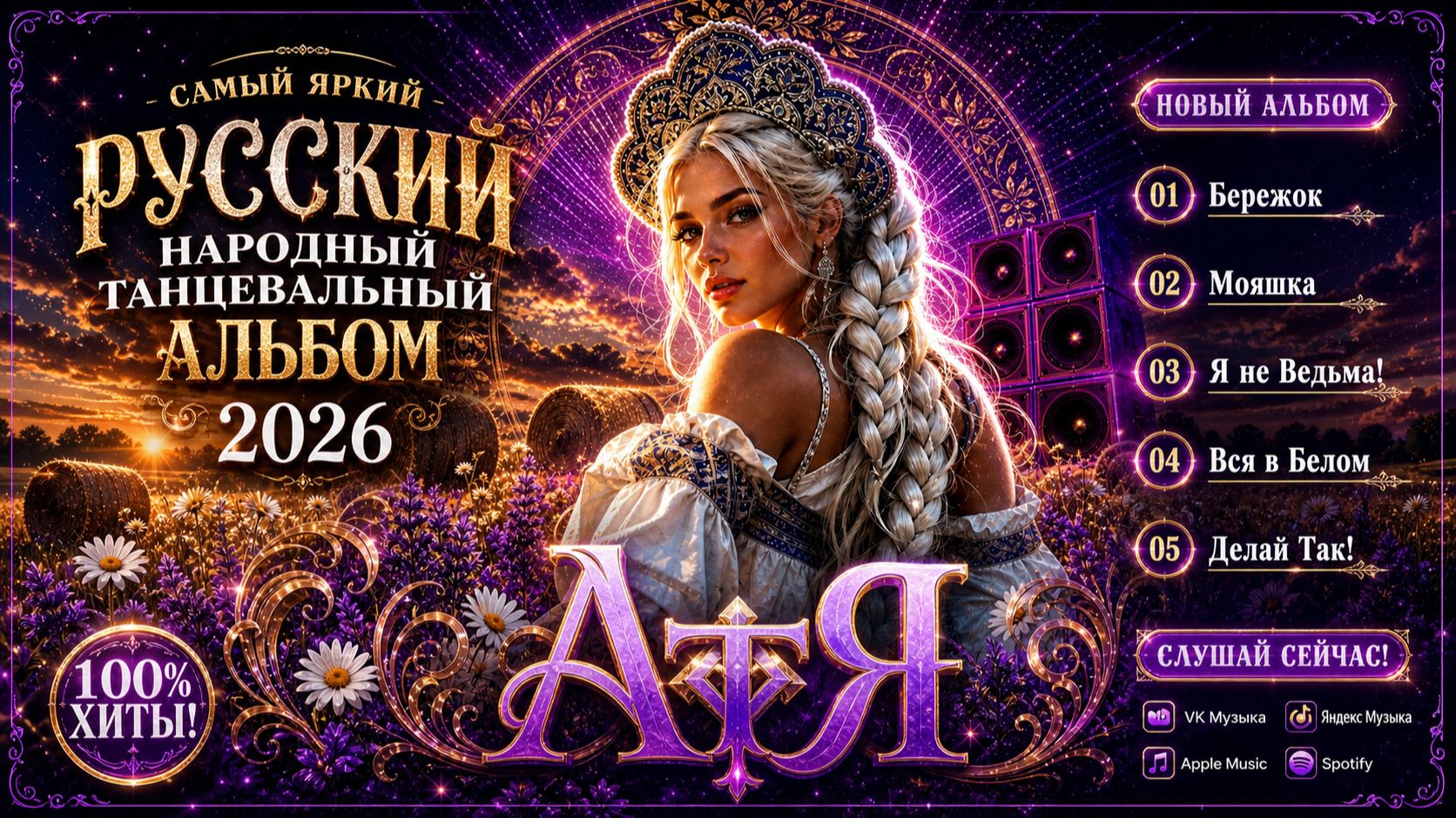 САМЫЙ ЯРКИЙ РУССКИЙ НАРОДНЫЙ ТАНЦЕВАЛЬНЫЙ АЛЬБОМ 2026 🔥 