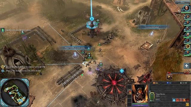 WH40K DoW2 Retribution Прохождение кампании за Космодесант Хаоса Часть 4. Blood River