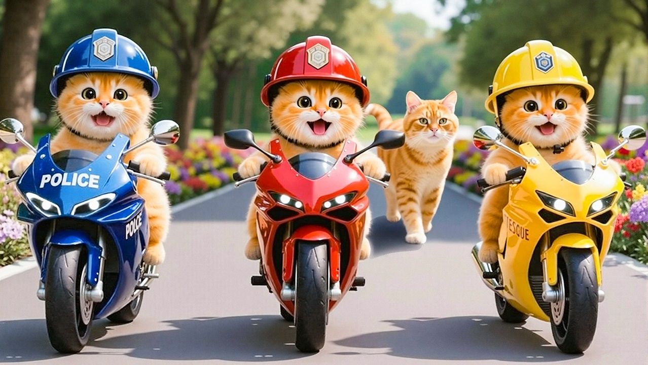 Мама-Кошка Подстригает мех на ферме и Шьет Тигровую шапочку Для Котят Дома🐾🎩🐯