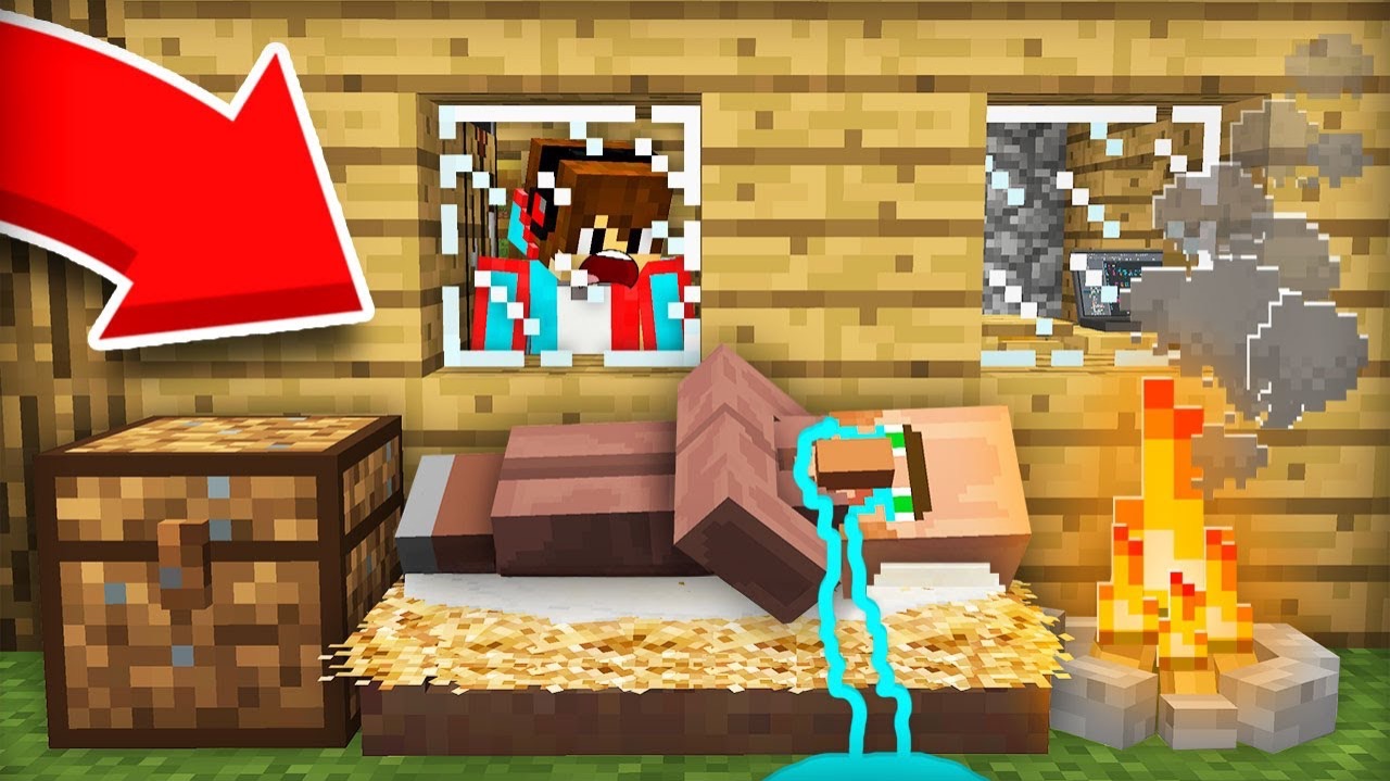 КАК ЖИТЕЛЬ ОСТАЛСЯ БЕЗ ДОМА В МАЙНКРАФТ  Компот Minecraft