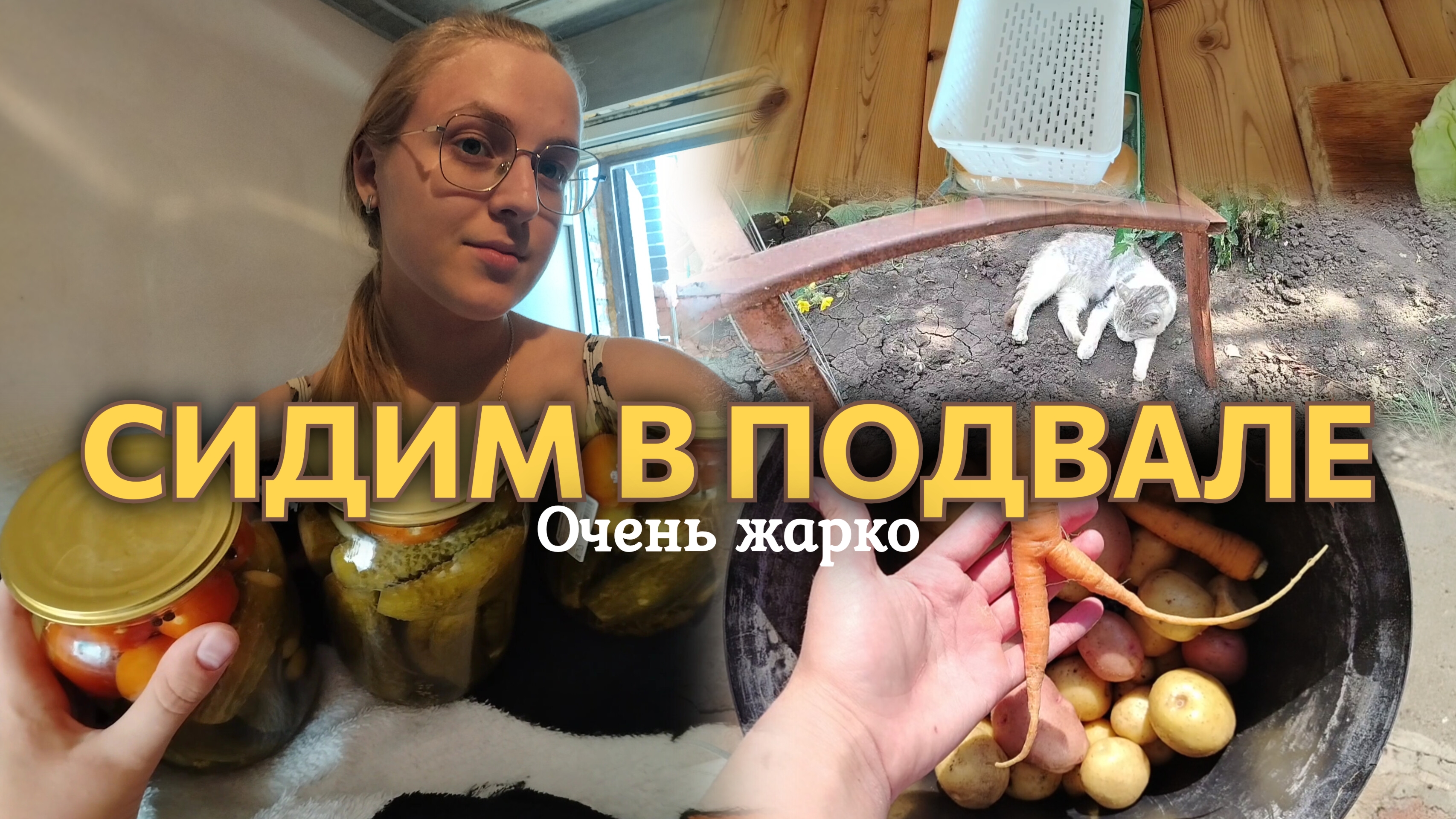 ВЛОГ ОЧЕНЬ ЖАРКО☀️ Закрываем огурчики🥒