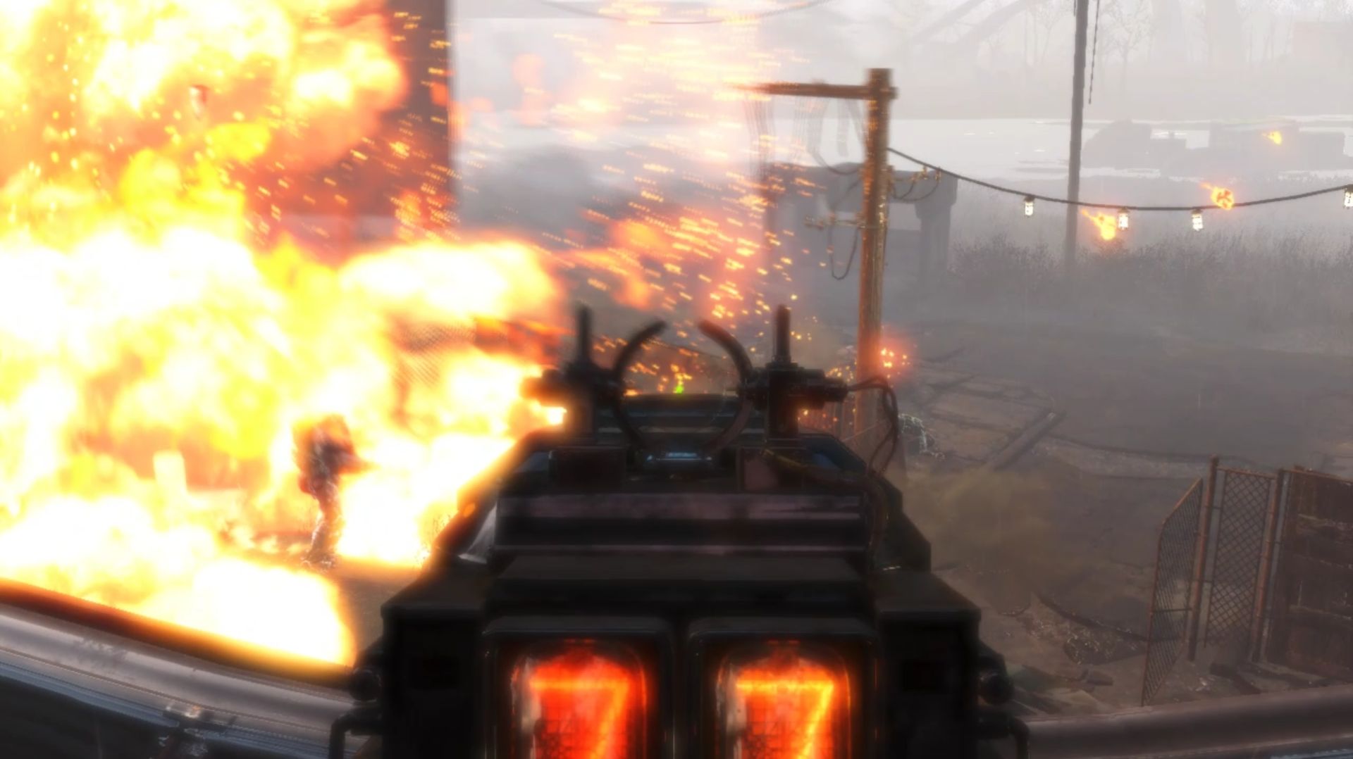 Fallout 4 Битва за гараж