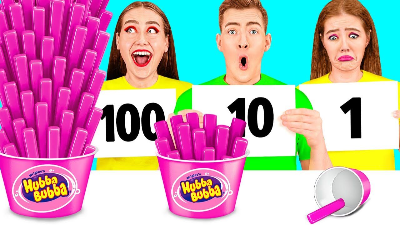 100 Слоев Еды Челлендж  Сумасшедшие Лайфхаки и Рецепты от Fun Fun Challenge