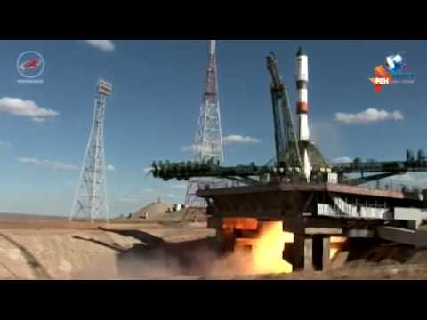 Видео старта Прогресса МС 07 с Байконура