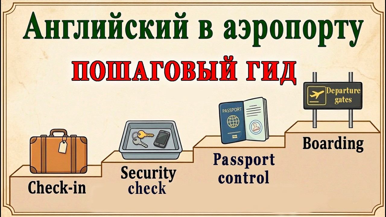 Английский в аэропорту - Пошаговый гид