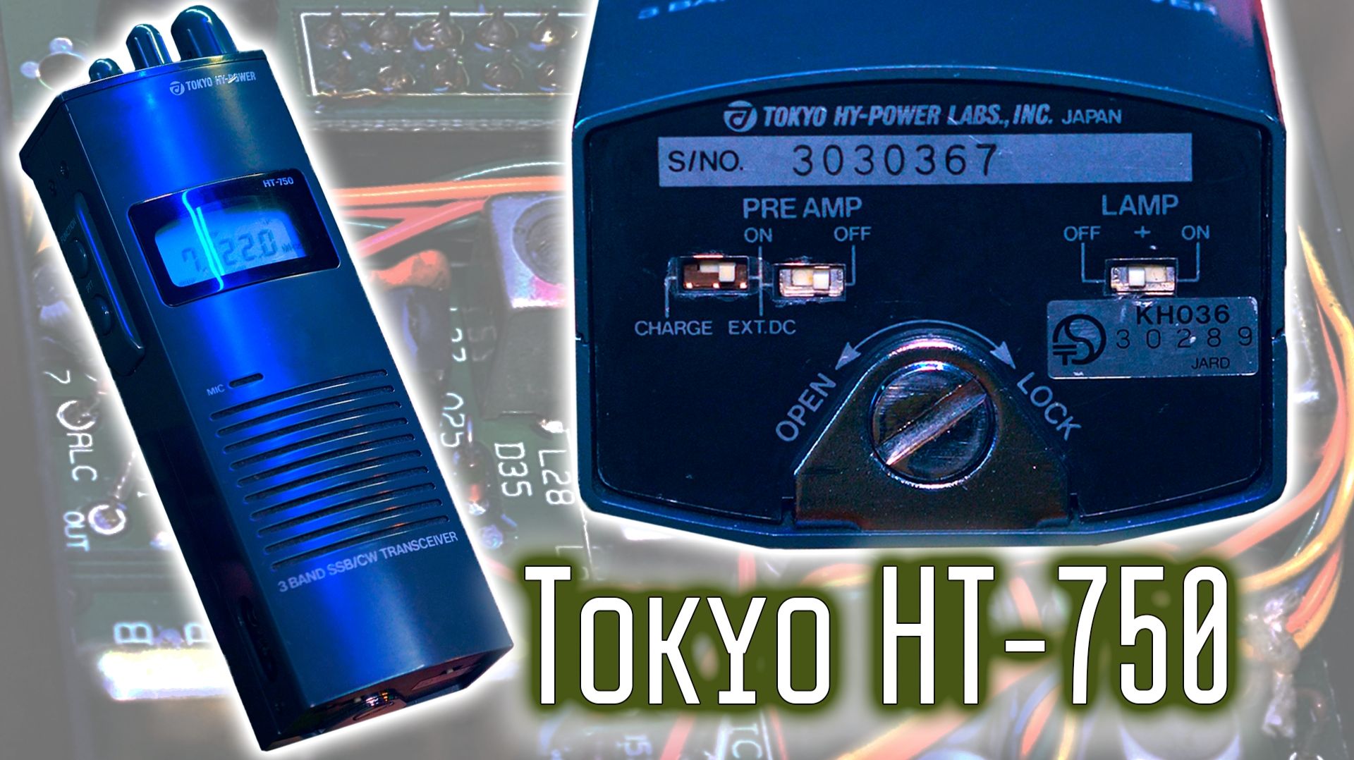 Tokyo Hy-Power HT-750 - носимая КВ SSB радиостанция из 90х годов