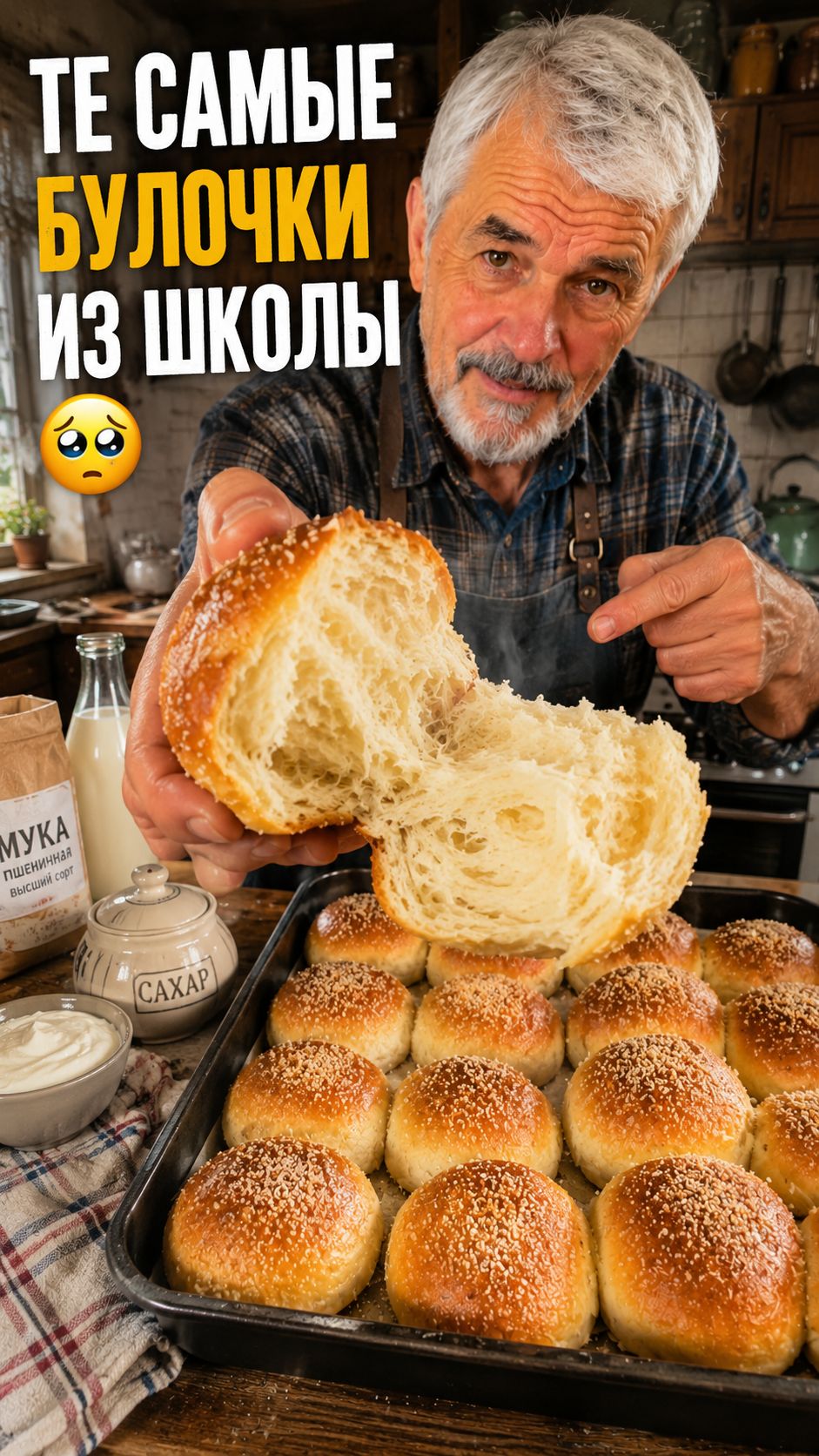 Что будет, если приготовить те самые школьные булочки из СССР?