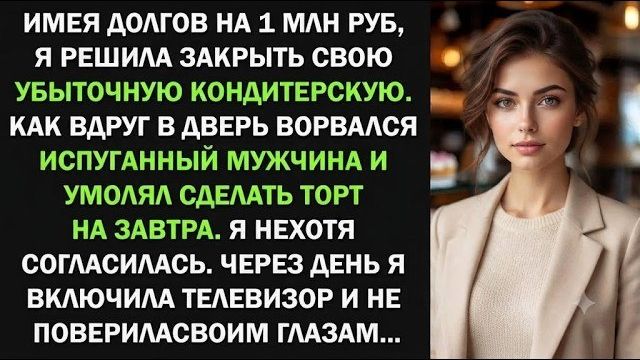 Истории из жизни  С долгами в 1 миллион я закрывала кондитерскую Аудио рассказыЖизненные истории