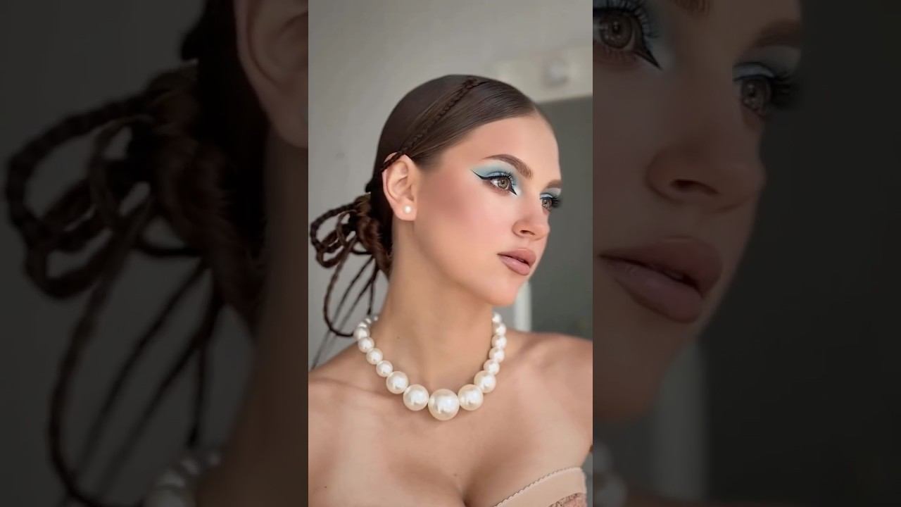 Самая необычная гладкая прическа  сохраняй и повторяй