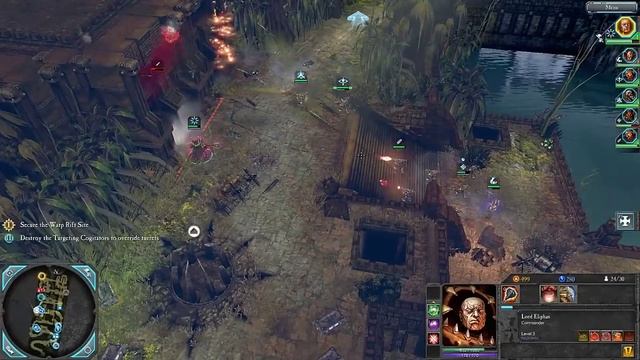 WH40K DoW2 Retribution Прохождение кампании за Космодесант Хаоса Часть 2. Ladon Temple Ruins