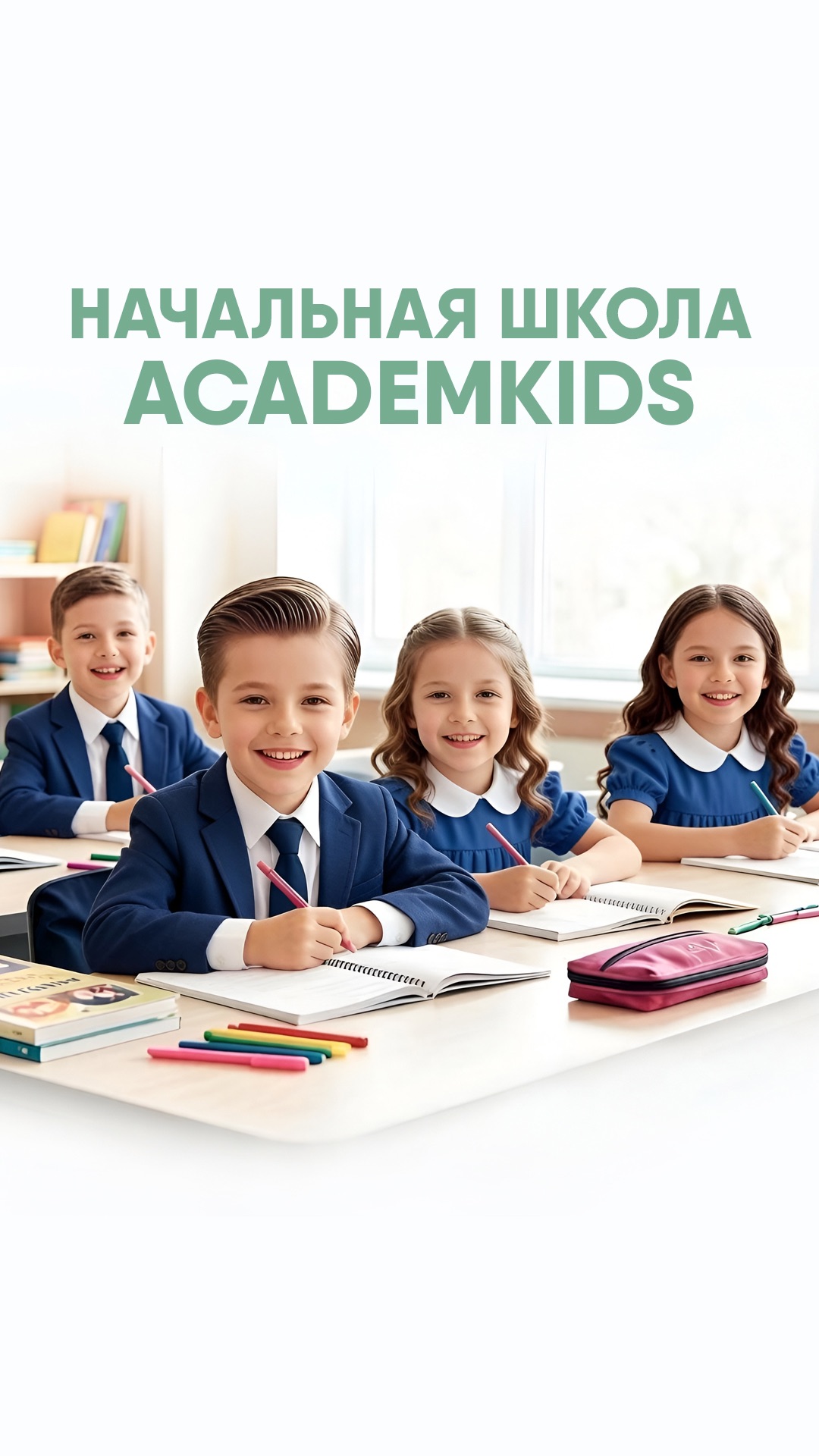  Открыт набор в Школу нового поколения AcademKids! 