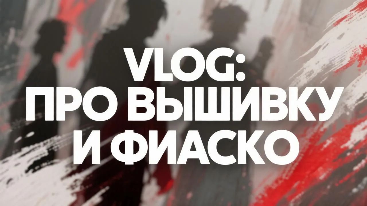 VLOG: про вышивку и фиаско