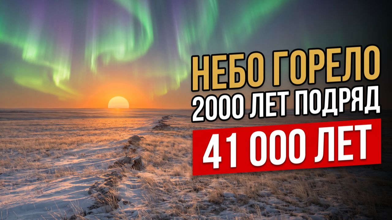 41 000 лет назад: два тысячелетия без магнитного щита