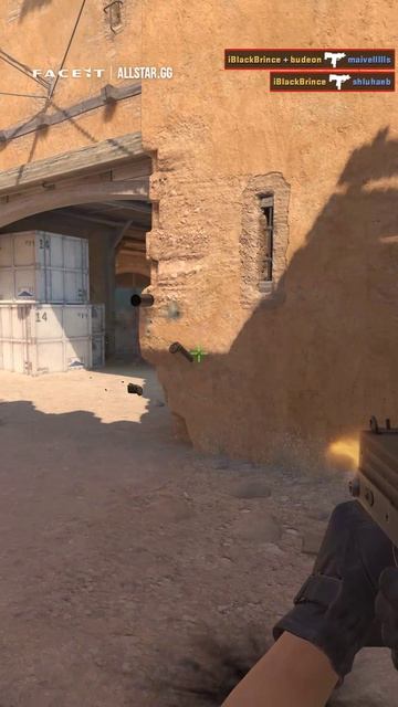 CS2 -3 Dust2 #shorts #cs2 #blackbrince #counterstrike2 #faceit #cs2clips #cs #counterstrike #gaming