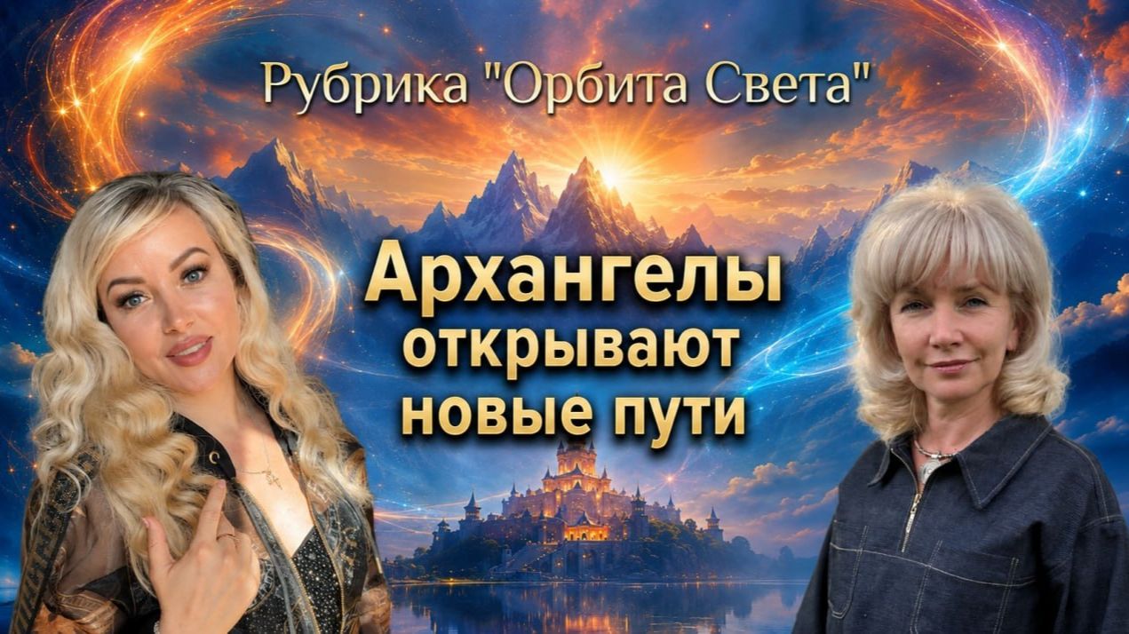 Архангелы открывают новые пути. Людмила Долгая и Ирина Аносова.