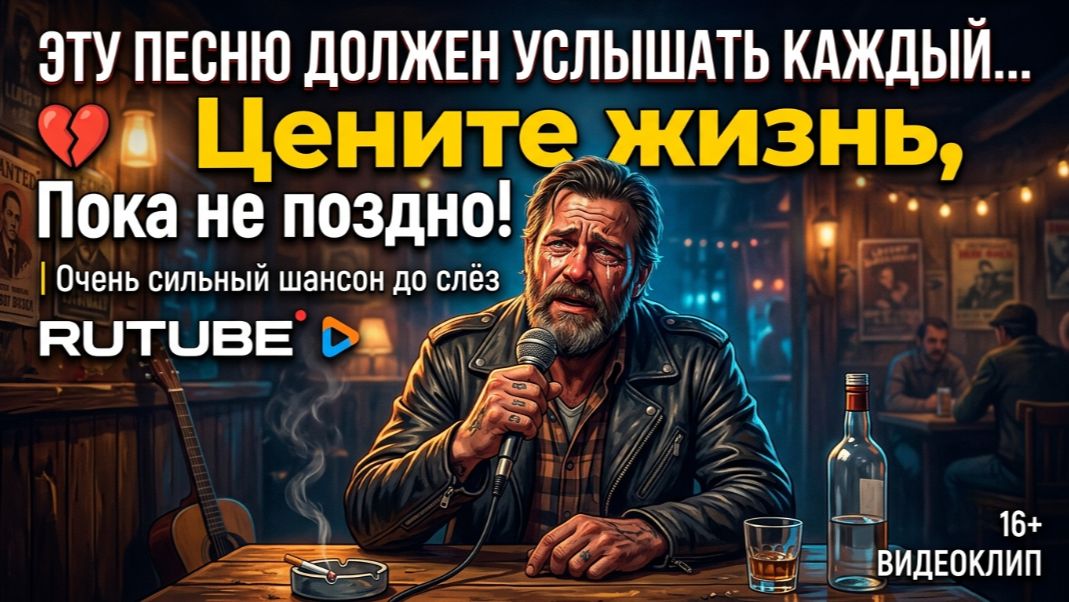 ЭТУ ПЕСНЮ ДОЛЖЕН УСЛЫШАТЬ КАЖДЫЙ… 💔 Цените жизнь, пока не поздно  Очень сильный шансон до слёз