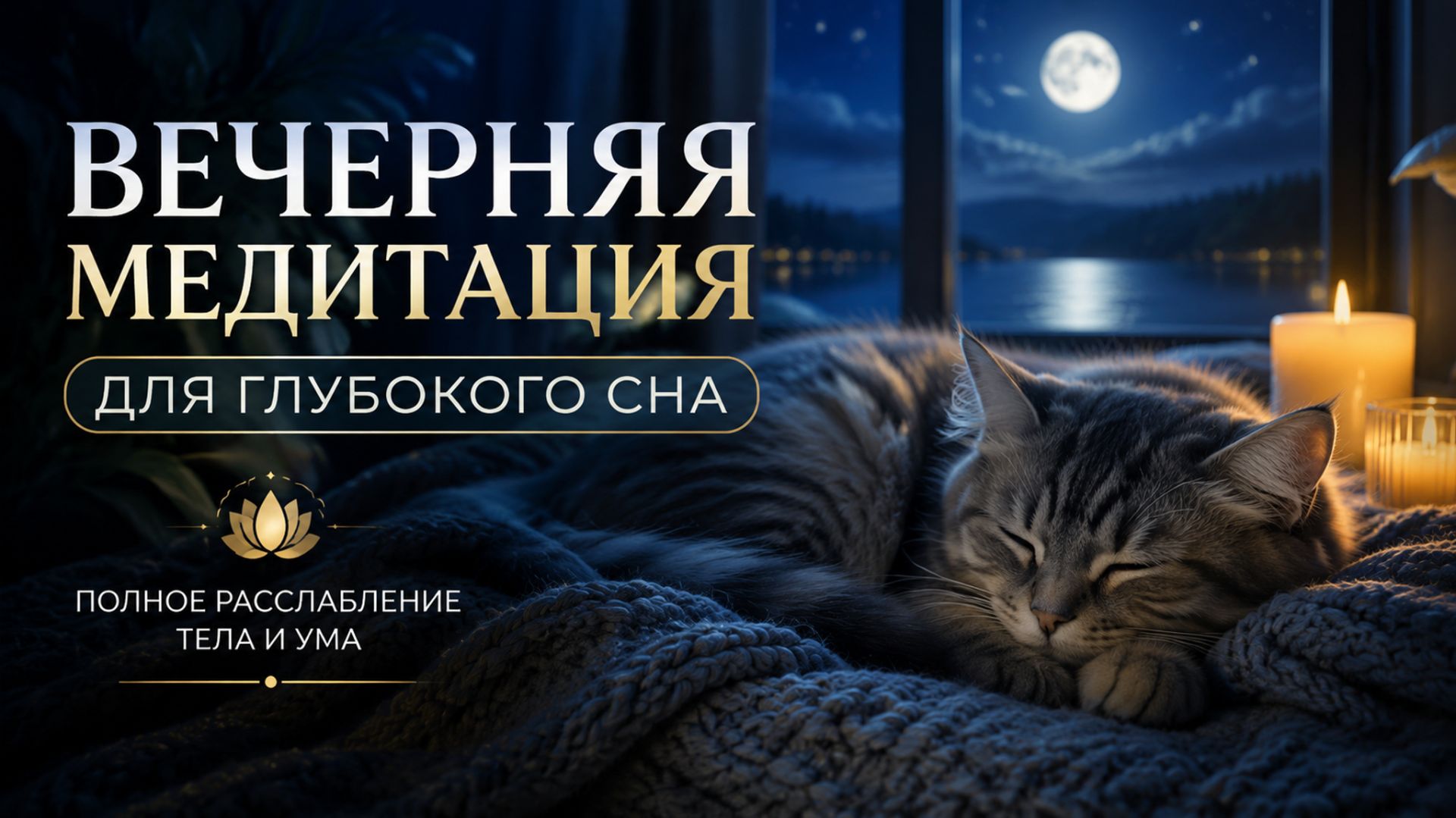 Медитация для глубокого сна | расслабление тела и ума перед сном