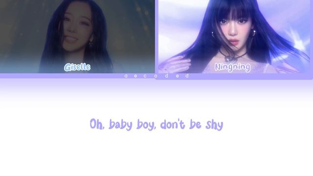 Aespa 'Lollipop (GISELLE & NINGNING)' Color Coded Lyrics + Adlibs