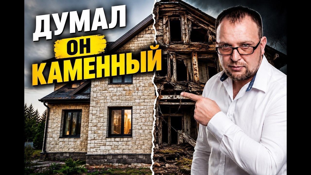 СГНИЛ КАМЕННЫЙ ДОМ  СТРОЙХЛАМ